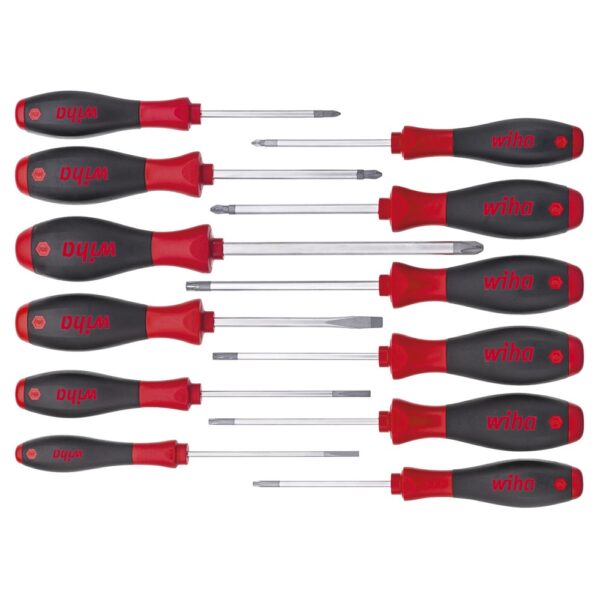 Набор отверток SoftFinish, 12 предметов (WIHA 41002)