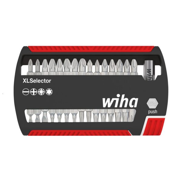 Набор бит Standard 25 мм в держателе XLSelector, 31 предмет (WIHA 29417)