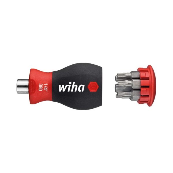 Отвертка Stubby с магазином бит, 6 предметов (WIHA 33743)