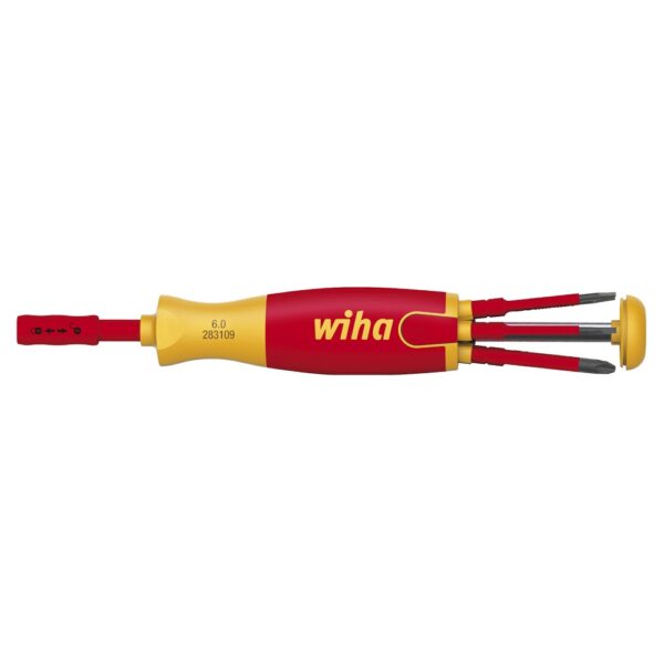 Отвертка с магазином бит LiftUp electric, 6 предметов (WIHA 38610)