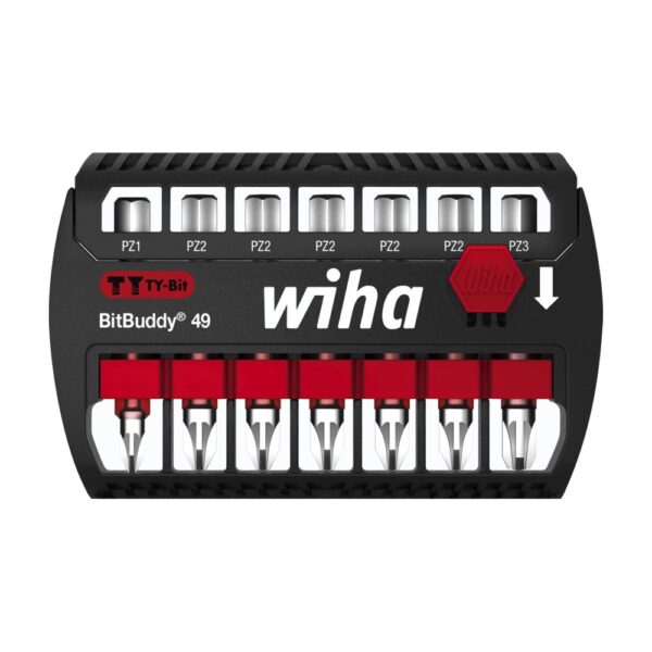 Набор TY-бит 49 мм в держателе BitBuddy, 7 предметов (WIHA 42099)