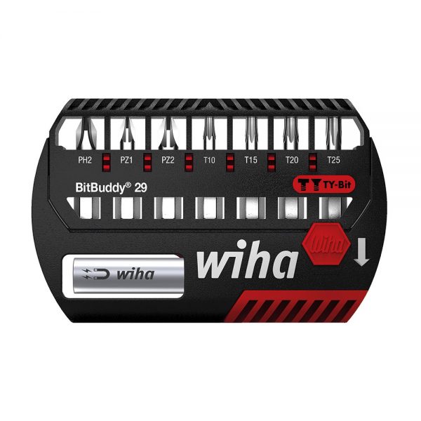 Набор TY-бит 29 мм в держателе BitBuddy, 8 предметов (WIHA 42138)