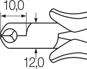 Косорезы-кусачки Professional ESD 115 мм