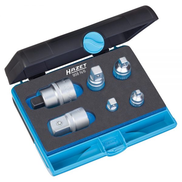 Набор переходников 1/4"-3/4", 6 предметов (HAZET 958N/6)
