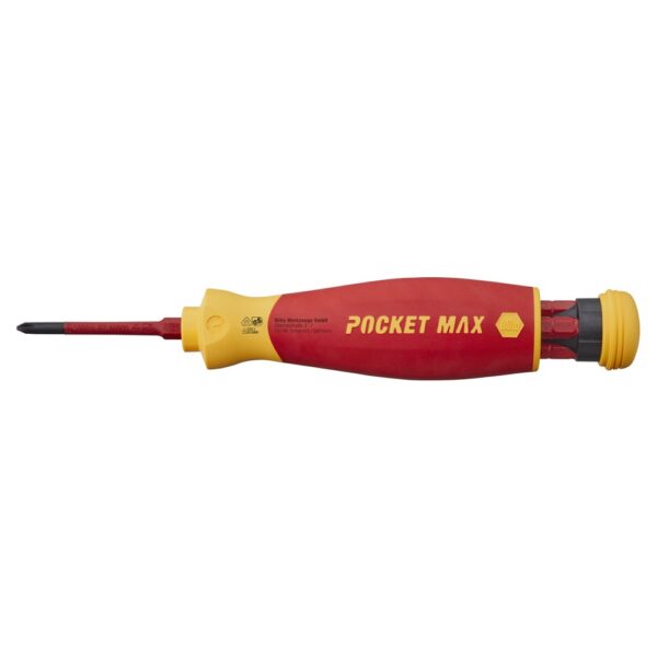 Отвертка с магазином бит PocketMax, 4 предмета (WIHA 45296)