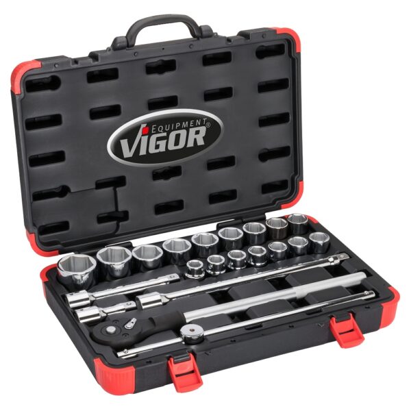 Набор инструмента 3/4", 21 предмет (VIGOR V2318N)