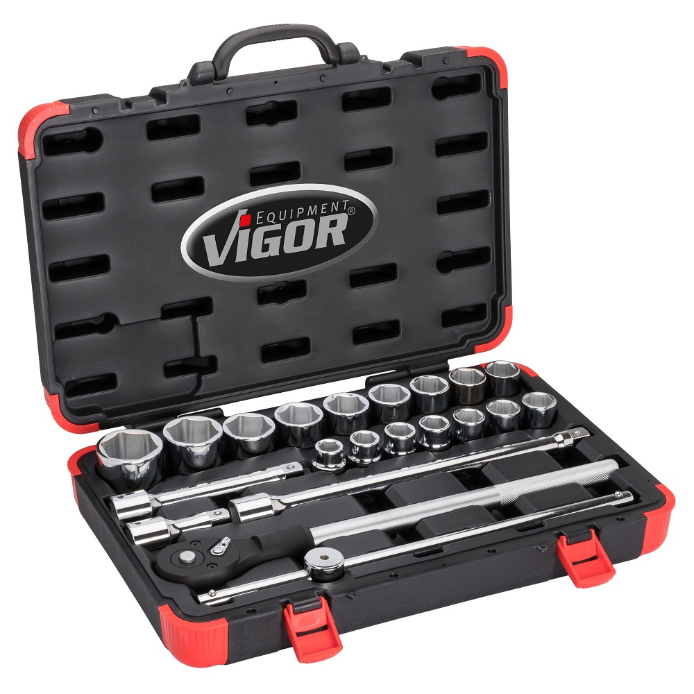 Набор инструмента 3/4", 21 предмет (VIGOR V2318N)