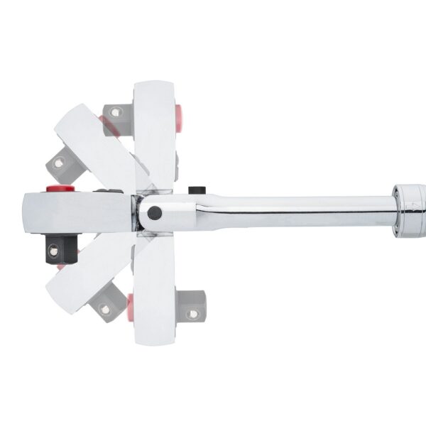 Телескопическая трещотка 3/8" с шарниром (VIGOR V6638)